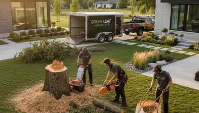 Professional landscaping and tree removal service in Greenville, NC by ChopRop Tree experts