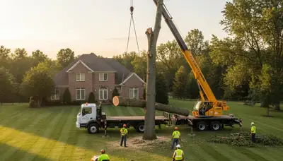 Professional tree removal and lawn care service in Greenville, NC by Chop Chop Tree experts