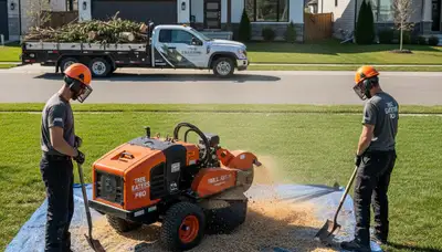 Professional stump removal service in Greenville NC by Chop Chop Tree