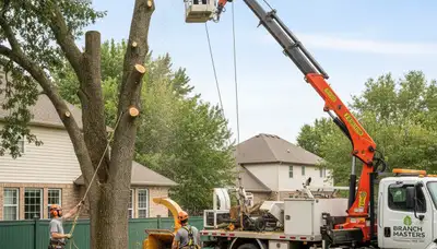 Professional tree removal service in Greenville, NC ensuring safe and clean property maintenance