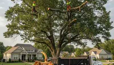 Professional tree removal service in Greenville, NC by local certified arborists