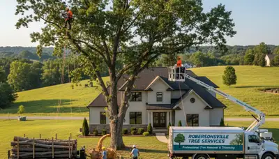 Professional tree removal service in Greenville NC by expert arborists at TreeTrimmingGreenvilleNC